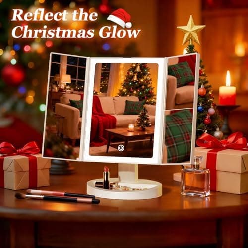 Auxmir Kosметikspiegel mit Beleuchtung und Vergrößerungserfahrung
Auxmir LED Tischspiegel für Beautyenthusiaste mit 3 Li