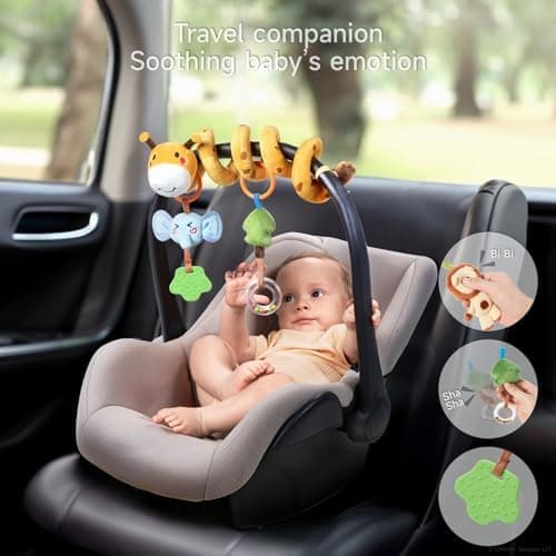 Kinderwagen Spielzeug Giraffe Spirale für Neugeborene 0-12 Monate