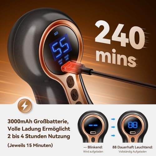 Robofun 5.0 Neuropathie Massagegerät, Schmerzlinderung und Entspannung, perfekt für Füße, Hände und Rücken, Gua- Schockw