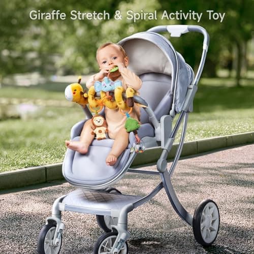 Kinderwagen Spielzeug Giraffe Spirale für Neugeborene 0-12 Monate