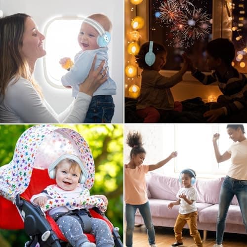 2 in 1 Gehörschutz Baby Verstellbare Kopfhörer mit Lärmschutz für Kinder bis 48 Monate
| Verstellbare Baby Kopfhörer mi