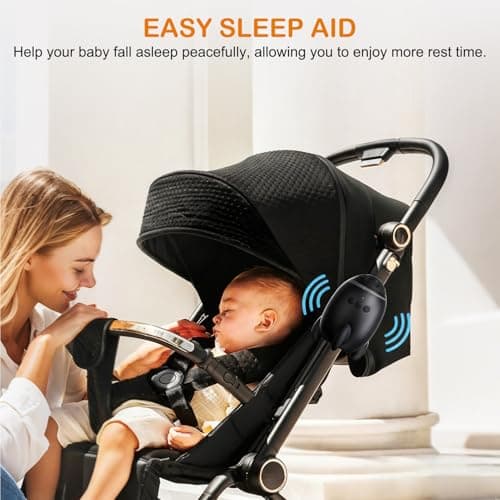 Kinderwagen Schaukler Bluetooth Musik 1200mAh Akku Federwiege Motor