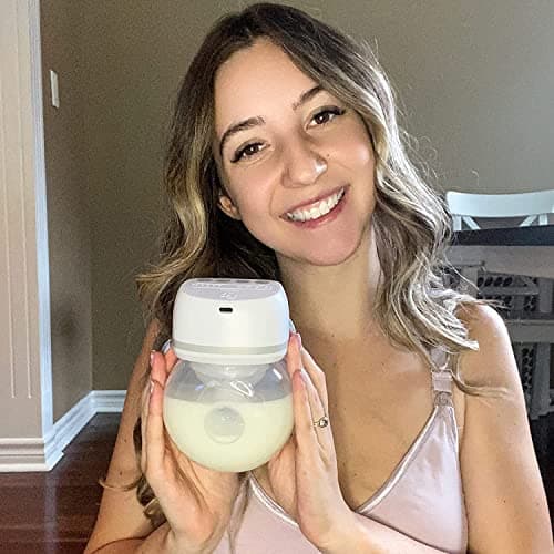 Bellababy Weisse Elektrische Milchpumpe TragbarMit 4 Modi und 6 Stufen Saugen, Geräuscharm und Schmerzlos