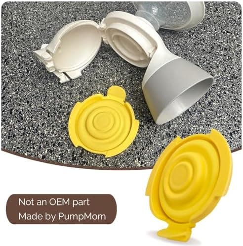 PumpMom-us Membranen kompatibel mit Medela Swing Maxi und Freestyle Flex Teile,PersonalFit Flex-Steckverbinder, 2er-Pack