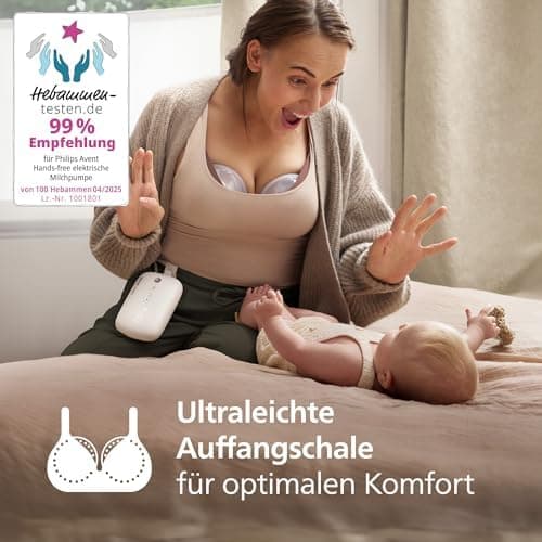 Philips AVENT Hands-free elektronische Einzelmilchpumpe für Mütter mit GreenCircle Certifizierung