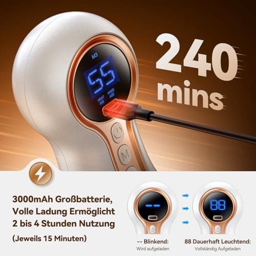 Robofun 5.0 Neuropathie Massagegerät, Schmerzlinderung und Entspannung, ideal für Füße, Hände und Rücken, Gua-Schockwell
