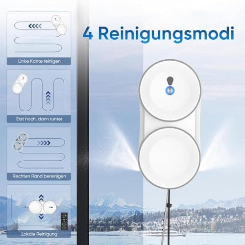 GAGAFEEL Fensterputzroboter - 5600 Pa Reinigungsmacht mit Automatischer Doppel-Sprühfunktion für professionelle Verwendu