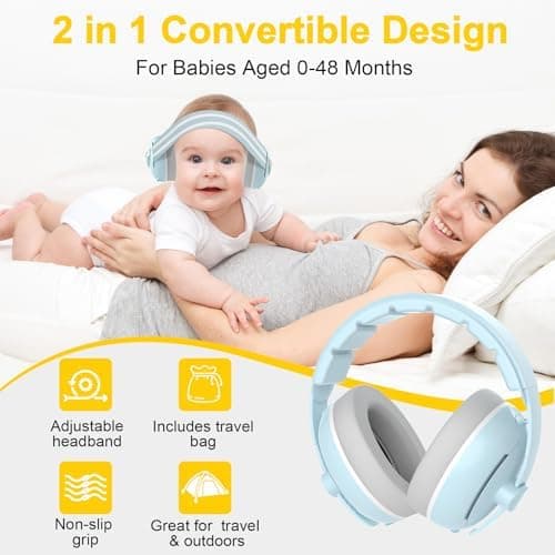 Robofun Gehörschutz Baby Kopfhörer 2-in-1 Lärmsgestaltung
| Robofun Verstellbarer Baby Kopfhörer Mit Lärmschutz
| Robof