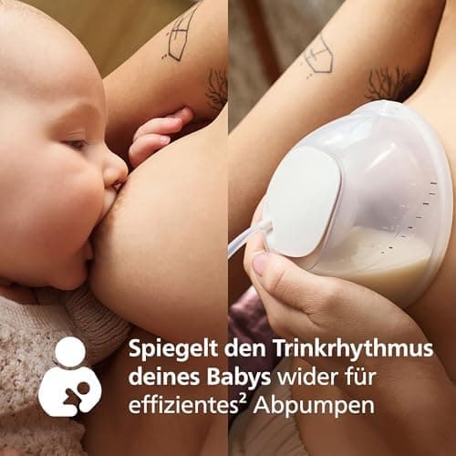 Philips AVENT Hands-free elektronische Einzelmilchpumpe für Mütter mit GreenCircle Certifizierung