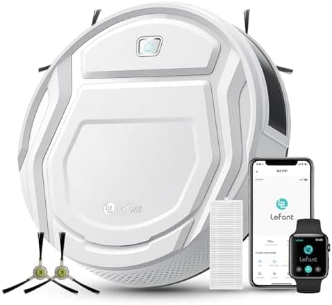 LEFANT M310 Ultra Weiß Staubsauger Roboter 6000Pa ToF Lasernavigation App Alexa