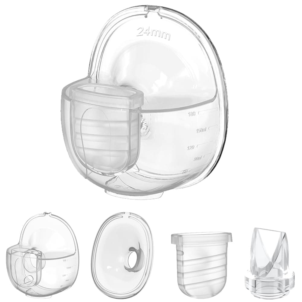 S32 Milchpumpen-Ersatzteile Kompatibel mit Nuliie 32, Lansinoh Discreet Duo & NICEGREEN Life - Flansch, Ventile, Membran