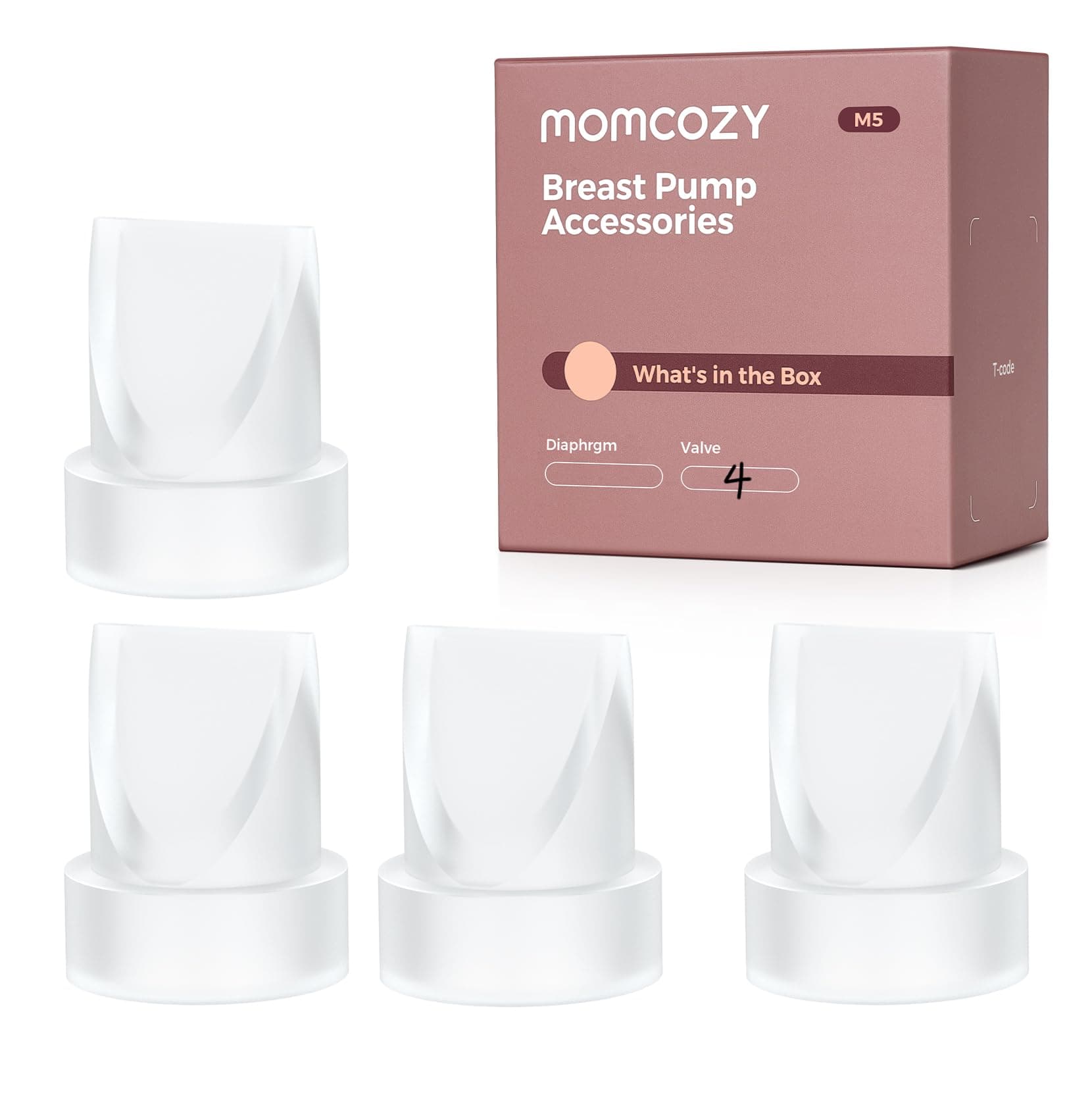 Momcozy M5 Entenschnabelventile, Ersatzteile für Milchpumpe M5, Hochwertige Entenschnabelventile für Mamas