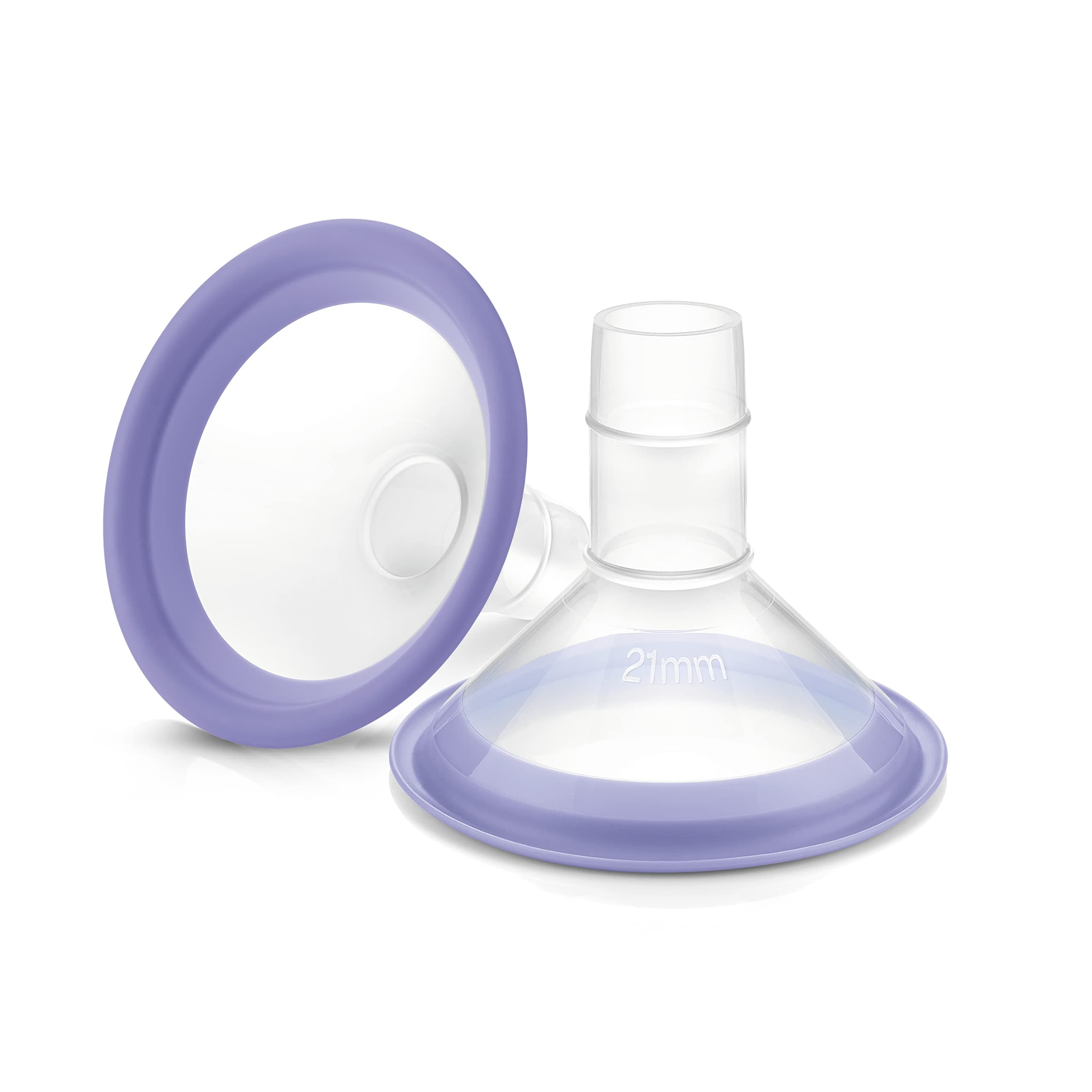 Lansinoh Saugaufsätze Größe S (21 mm), 2 Stück - perfekt für Mama und Baby beim Saugen