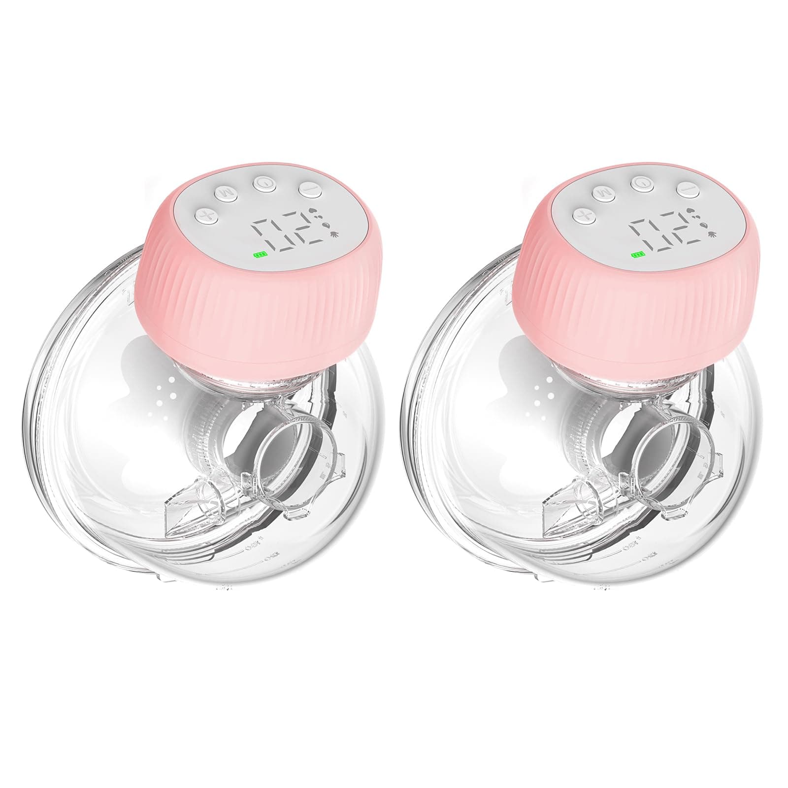 Schmerzfreie Elektrische Milchpumpe Handsfree 4 Modi 12 Stufen LED-Anzeige (2 Pack)
Geringer Geräuschpegel Elektrische