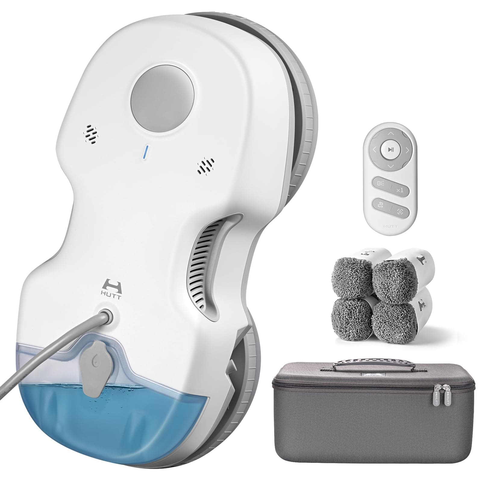 Hutt S7 Fensterputzroboter - 5500 Pa Saugkraft, 3D Schwebepad, 80 ml Tank, 8× Reinigungslappen