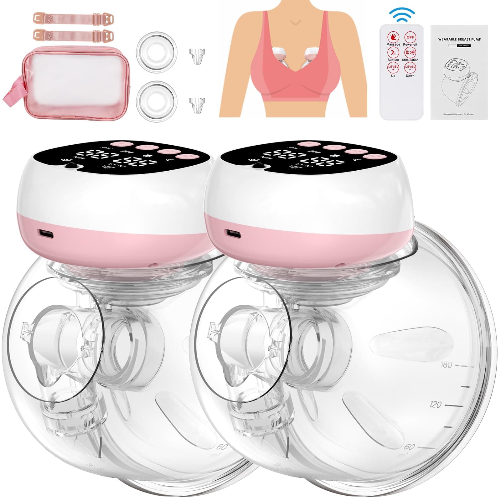 Uleway Elektrische Milchpumpe | Schmerzfreier Saug | Mütter | Nursenzimmer
Uleway Elektrische Milchpumpe | 9 Saugstufe