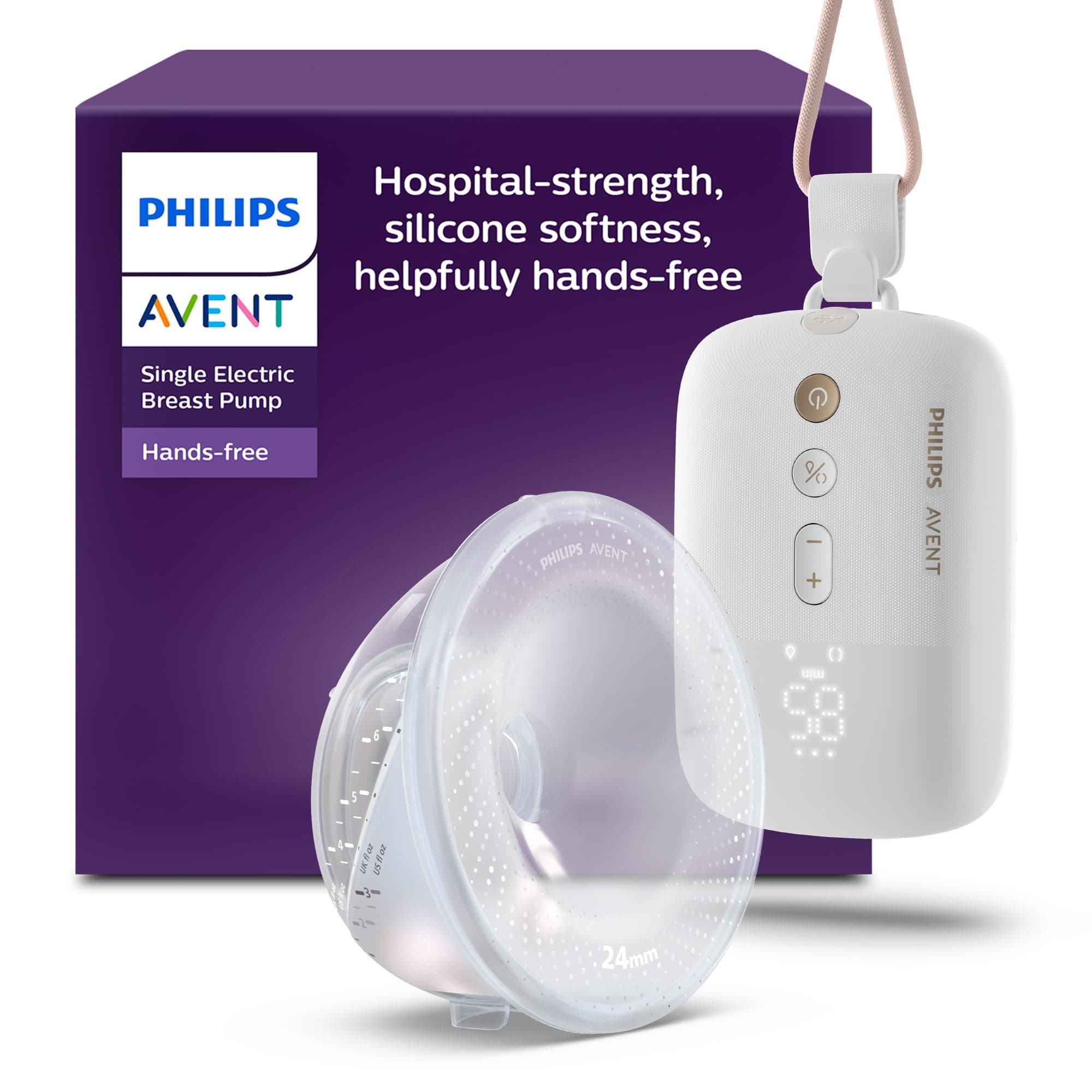 Philips AVENT Hands-free elektronische Einzelmilchpumpe für Mütter mit GreenCircle Certifizierung